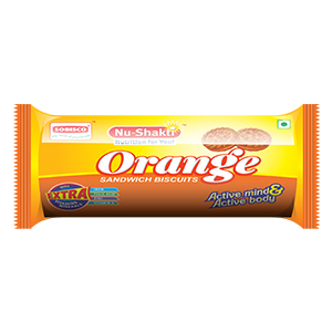 Sobisco Nu-Shakti Orange sandwich biscuit